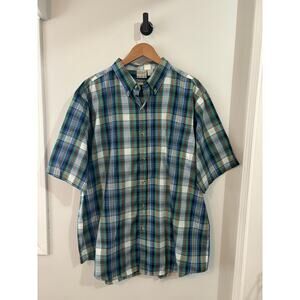 Vintage Saddlebrook Western Wear Shirt Men 2XL Button Up Plaid Multicolor